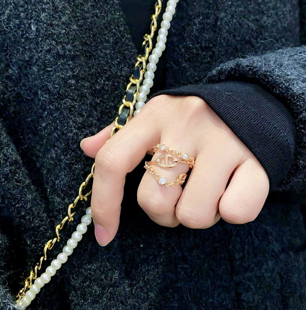 Chaine D’Ancre Chaos Diamond Ring