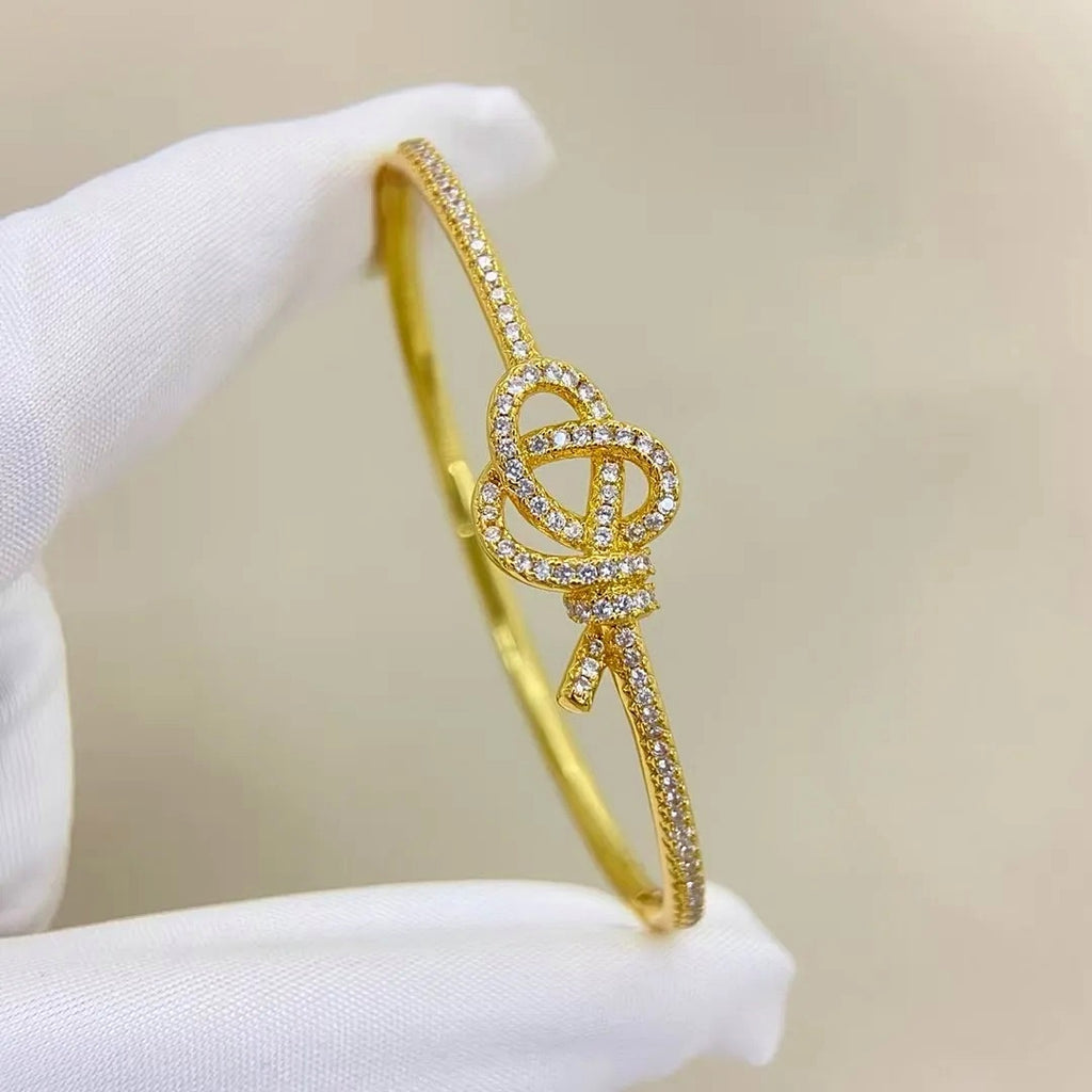 Stunning Diamond Knot Key Bracelet