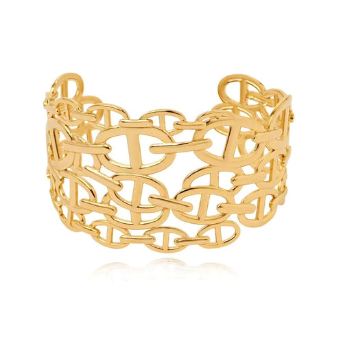 Chaine D’Ancre Enchainee Cuff Bracelet